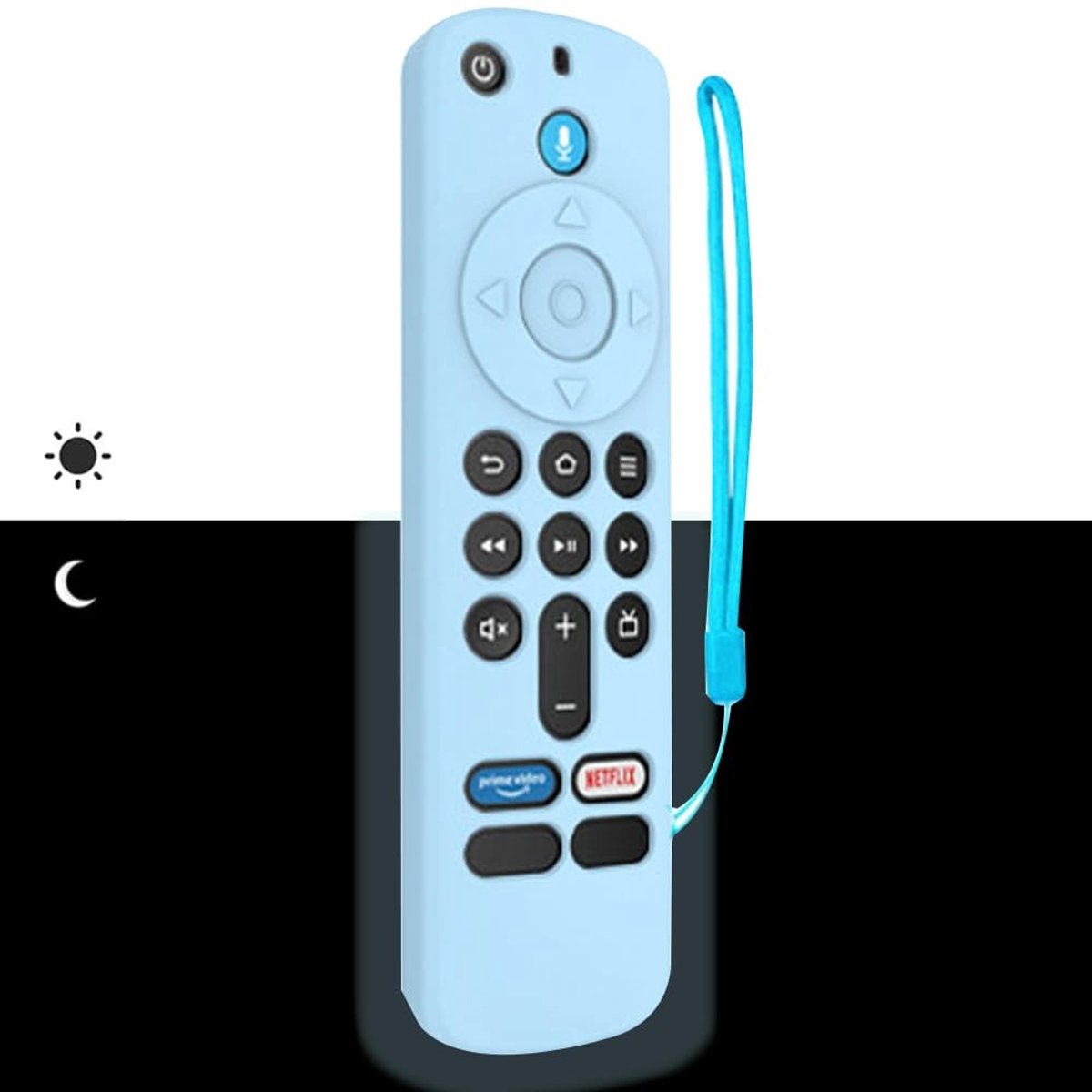 Cosensi - Dailygoods - Siliconen Beschermhoes voor Afstandsbediening Firetv Stick 4K HD