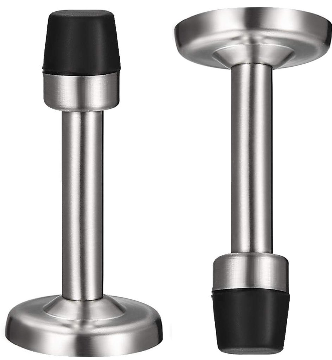 Cosensi - 2 Stuks Wandmontage Deurstopper met Rubberen Bumper