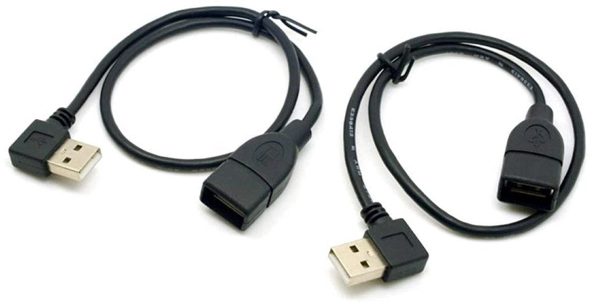 Cosensi - Dailygoods - Dailygoody - USB 2.0 A Male naar USB Female Extension Kabel - Ideaal voor Beperkte Ruimte - 40cm - USB kabel - Perfect voor computer gebruik - Geschik...