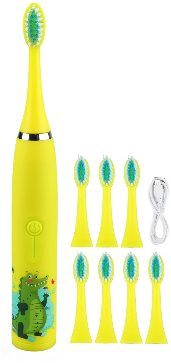 Dailygoods - Sonic Elektrische Tandenborstel voor Kinderen met 4 Standen