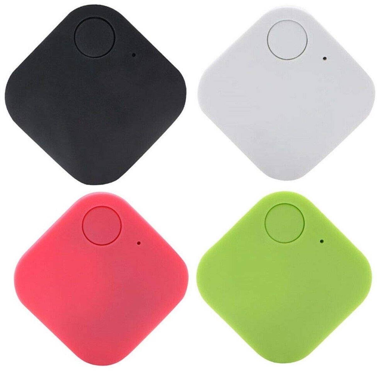 Dailygoods - Mini GPS Tracking Finder 4 Stuks voor Sleutels en Portemonnees