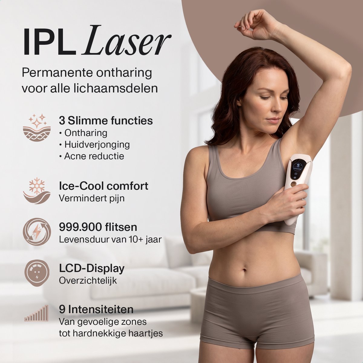 Nawy IPL Laser Ontharingsapparaat - Laser Ontharing - 999.900 Flitsen thumbnail 2