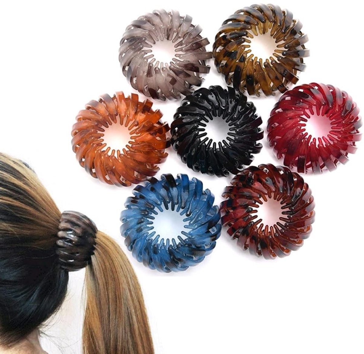 Dailygoods - Set van 7 Haarclips voor Vrouwen en Meisjes