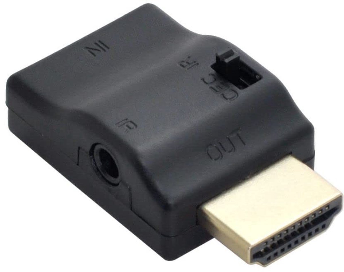 Dailygoods - HDMI Mannelijk naar Vrouwelijk IR Adapter met CEC en HDCP Ondersteuning