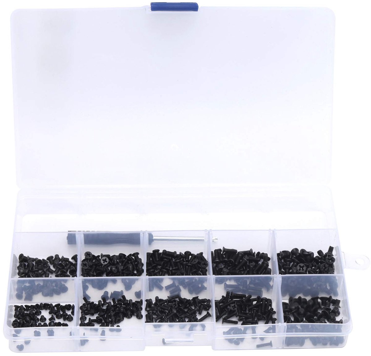 Dailygoods - 501 Stuks Zelftappende Schroeven Set met Schroevendraaier