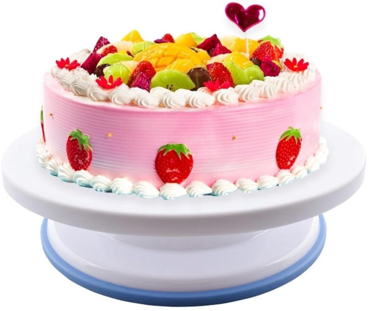 Dailygoods - 360 Graden Draaiplateau voor Taart Decoratie 27,6 cm