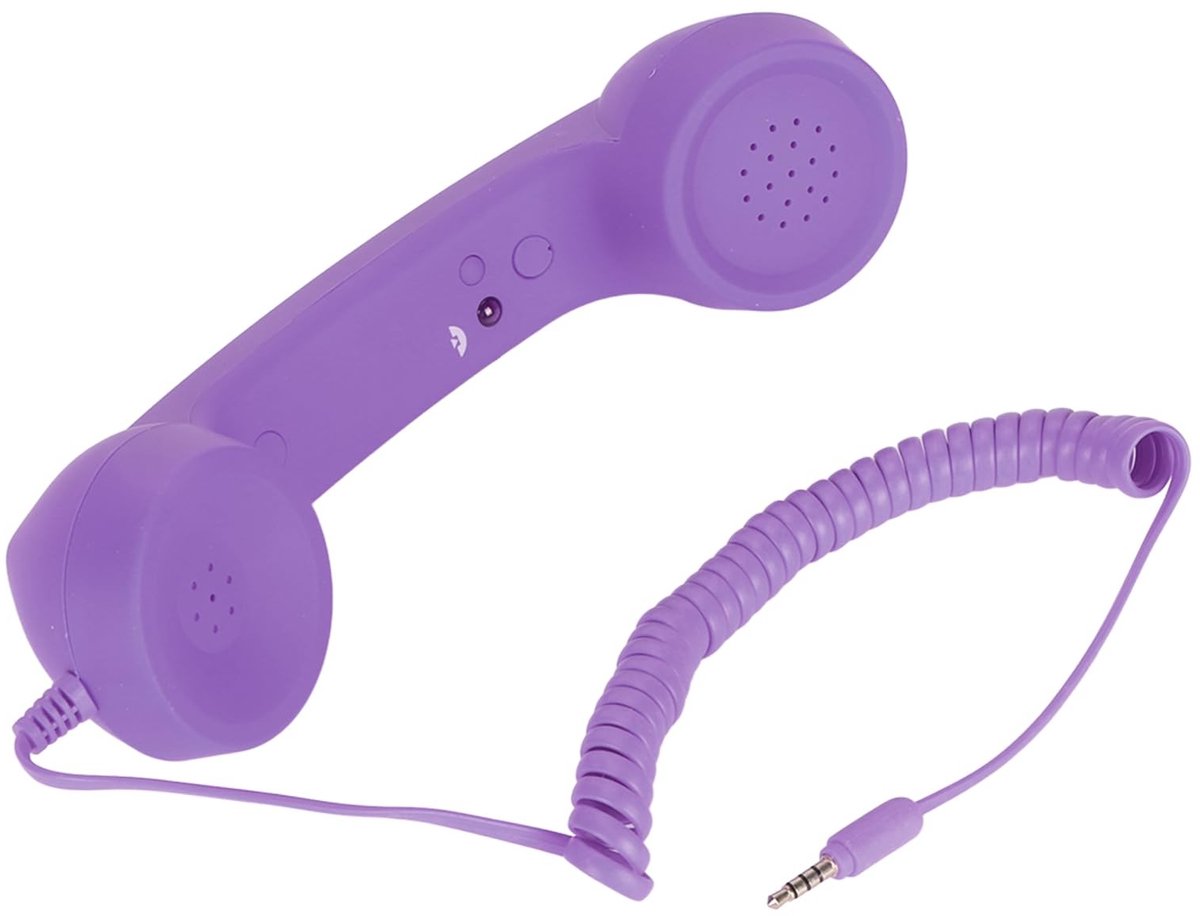 Dailygoods - Retro Telefoonhoorn met Microfoon voor Smartphone