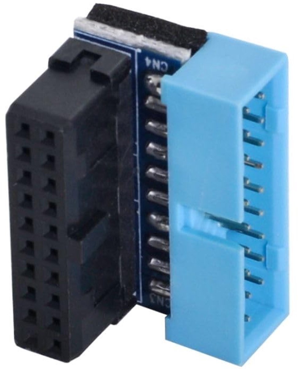 Dailygoods - USB 3.0 20pin Mannelijke naar Vrouwelijke Adapter 90 Graden
