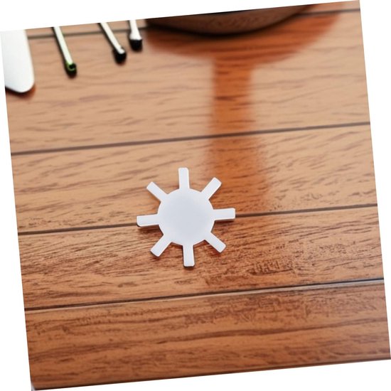 Roerstaafjes Set - Magnetische Mengstaafjes - Vloeistoffen Mengen - PTFE Materiaal - 4 cm - Wit — afbeelding 2
