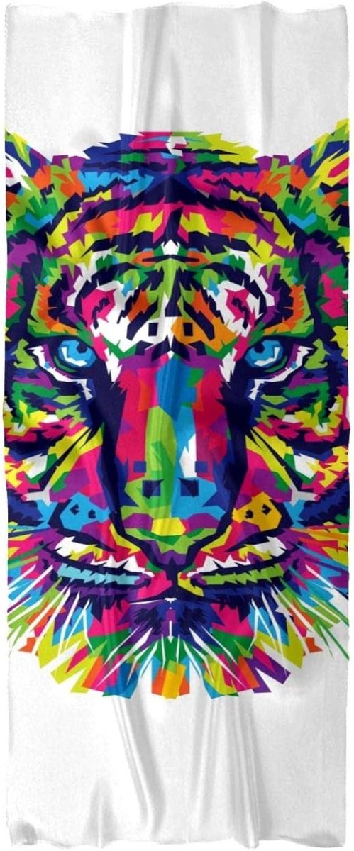 Dames Sjaal - Draagdoek Accessoire - Stijlvol Afmaken - Lichtgewicht Chiffon - 70 x 28.7 Inch - Multicolor