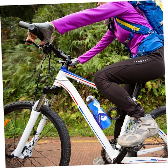 Flessenhouder Set - Bidonhouder Fiets - Buitenactiviteiten Fietsen - Lichtgewicht Aluminium - 2 Stuks - Blauw — afbeelding 5