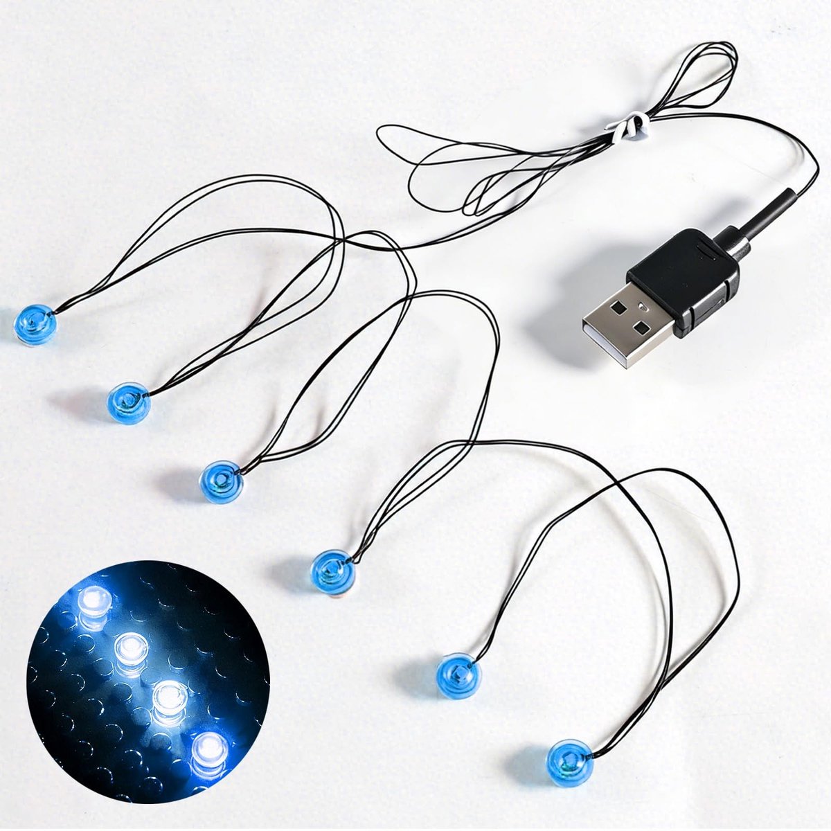 Dailygoods - 6-in-1 LED Lichtstenen voor Bouwprojecten