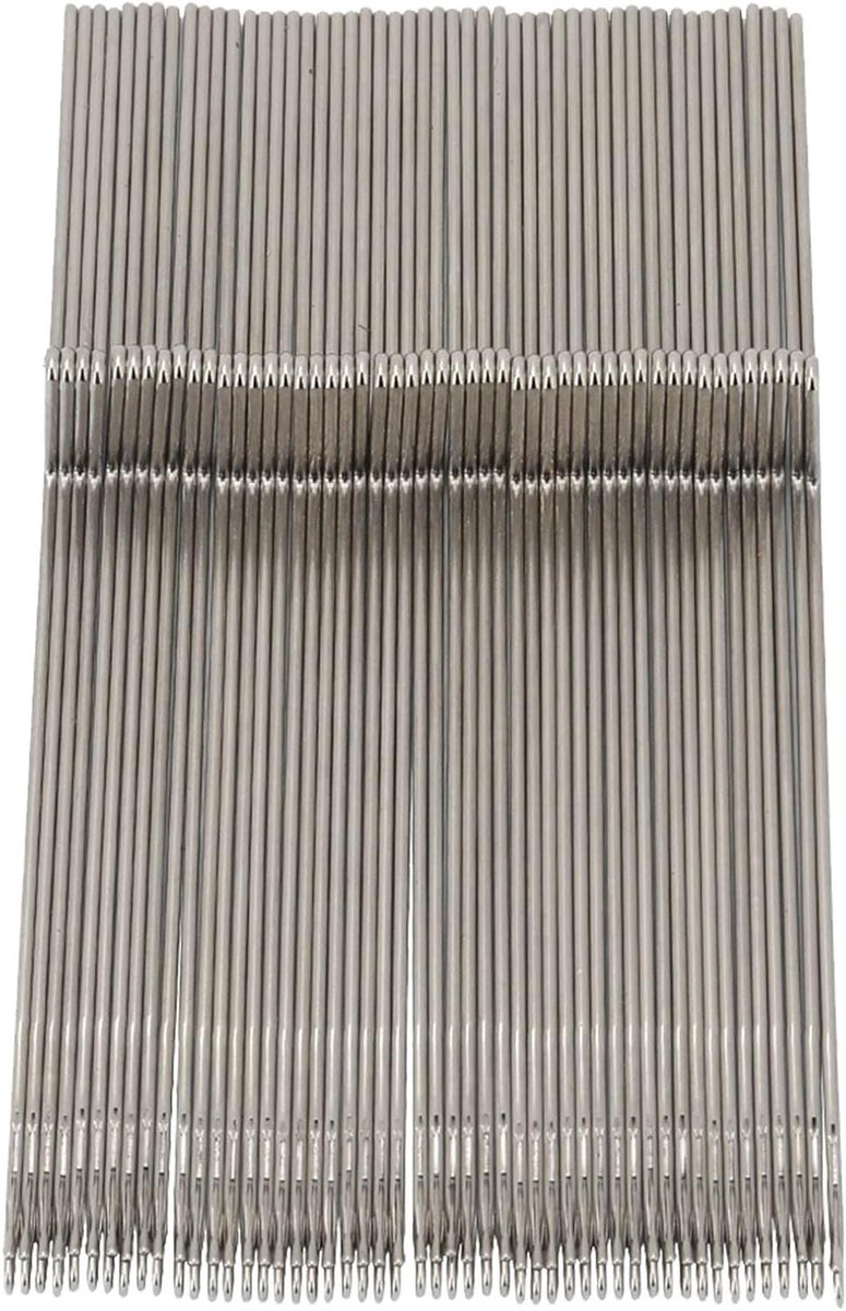 Breimachine Naalden - Weef Tool - Machinaal Breien - Duurzaam Staal - 50 Stuks - Zilver