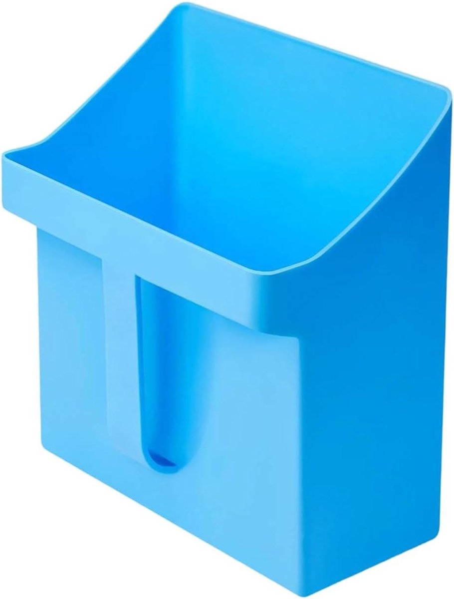 Graanschep Emmer - Voer Schep - Efficiënt Voeren - Handig Zijhandvat - 120 oz Capaciteit - Blauw