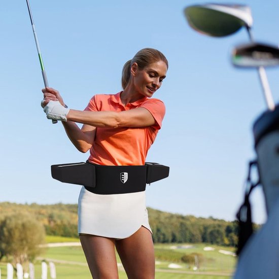 Golfzwaai Trainingshulp - Swing Correctie - Golftechniek Verbeteren - Arm-Lichaam Coördinatie - 35cm Lengte - Zwart — afbeelding 3