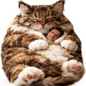 Warme Slaapzak - Katten Slaapzak - Thuis Ontspannen - Speels Kattenontwerp - One Size - Niet gespecificeerd