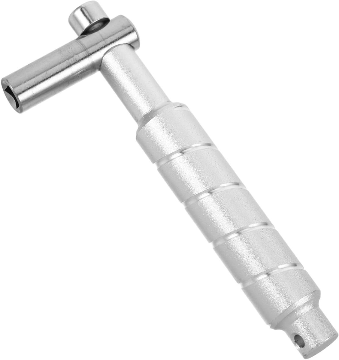 Drumstemmer Sleutel - Percussie Tool - Drum Onderhoud - Ergonomisch Ontwerp - 11.1 cm - Zilver