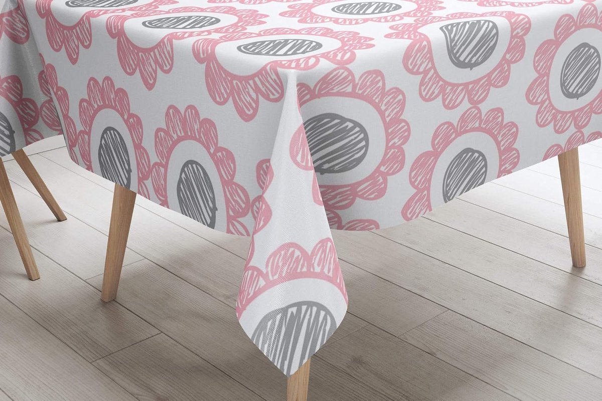 Tafelkleed - Eettafelkleed - Feestelijke Decoratie - Hittebestendig - 145x145 cm - Veelkleurig