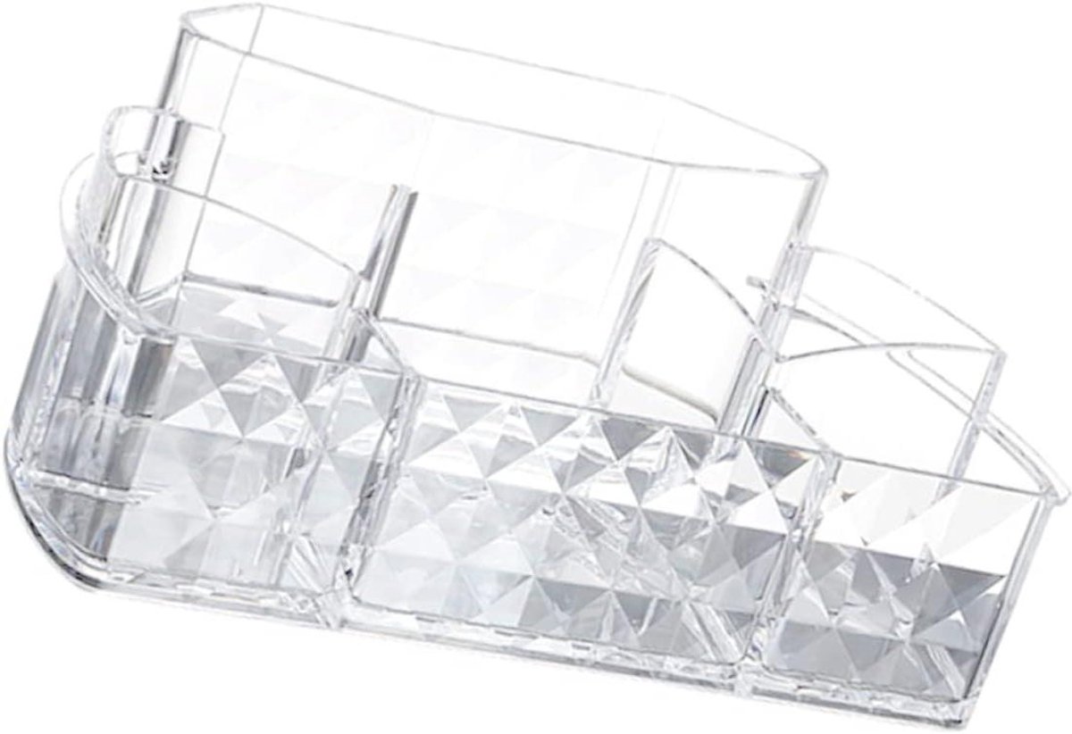 Cosmetica Opberger - Make-up Organizer - Bureau Organiseren - Met Lade - 25.5 cm - Wit