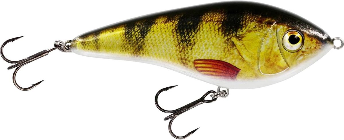 Kunstaas - Zinkend kunstaas - Roofvissen vangen - Doorlopende draadconstructie - 12cm 58g - Real Perch