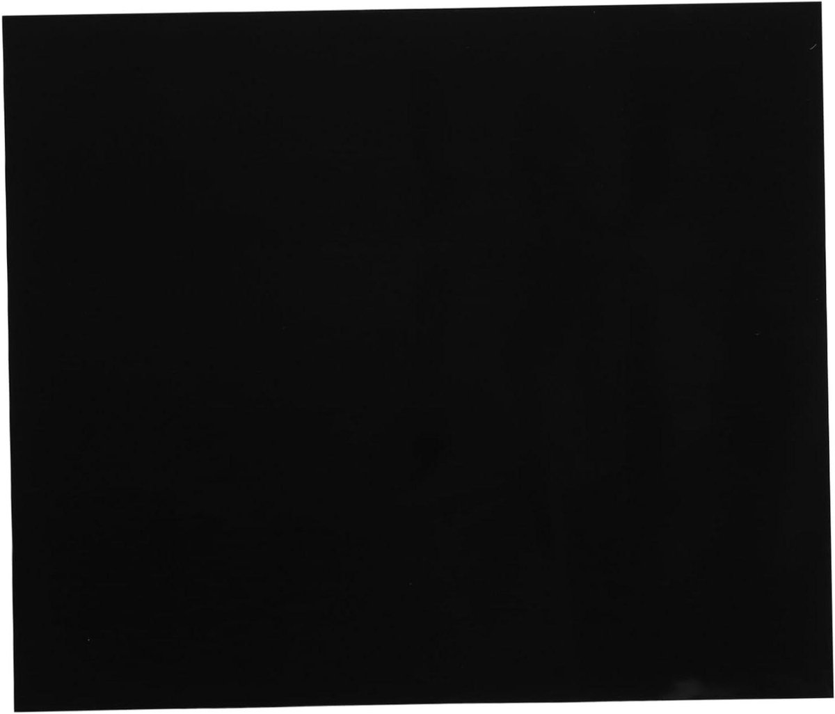 Inductiekookplaat Mat Kookplaatbeschermer Keuken Beschermen Hittebestendig Glasvezel 61x52 cm Zwart