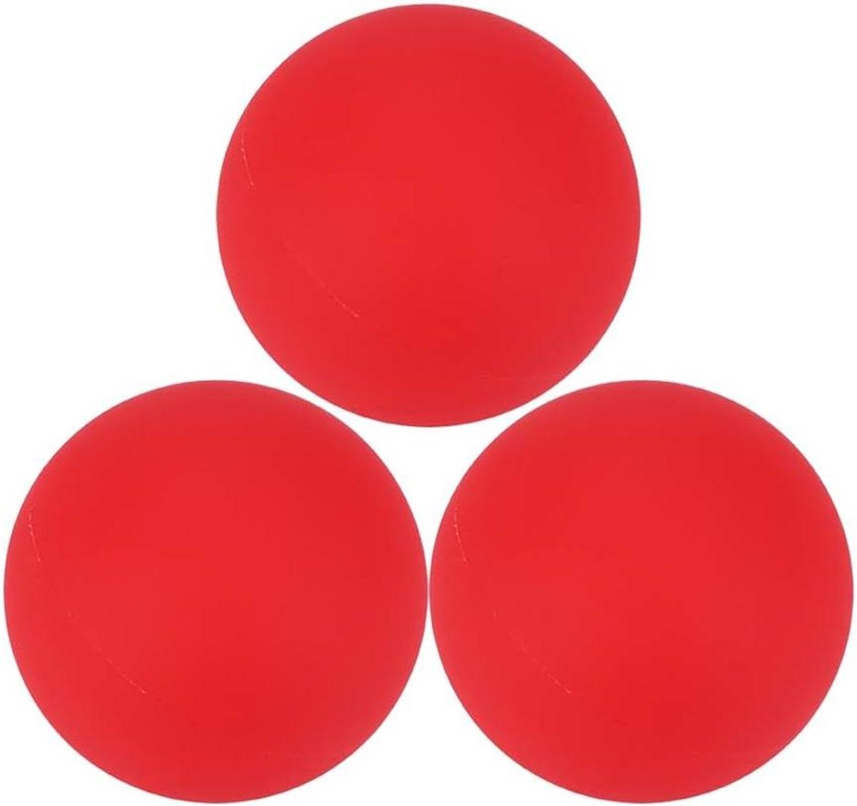 Jongleerballen Set - Trainingsballen Oefenballen - Hand oog training - Stuitert niet weg - 3 stuks - Rood