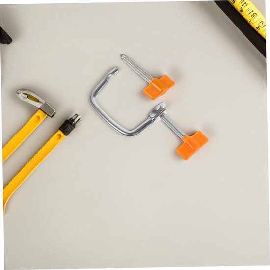 Pastamachine Klem - Noodle Maker Onderdeel - Zelf Pasta Maken - Universele Compatibiliteit - 2 Sets - Oranje van Pastamachine — afbeelding 2