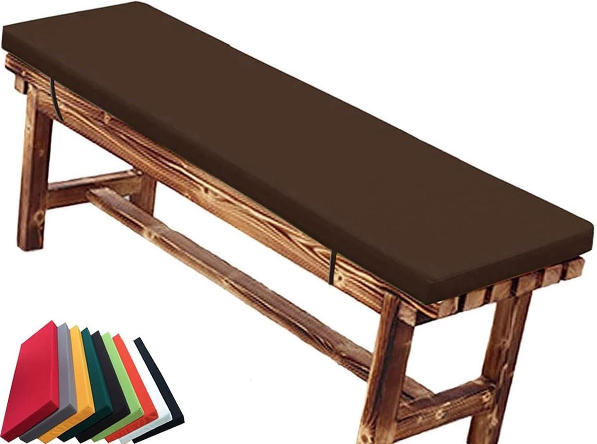 Bankkussen Waterdicht - Zitkussen Tuin - Buiten Ontspannen - Dubbel Antislip Ontwerp - 120 cm - H2