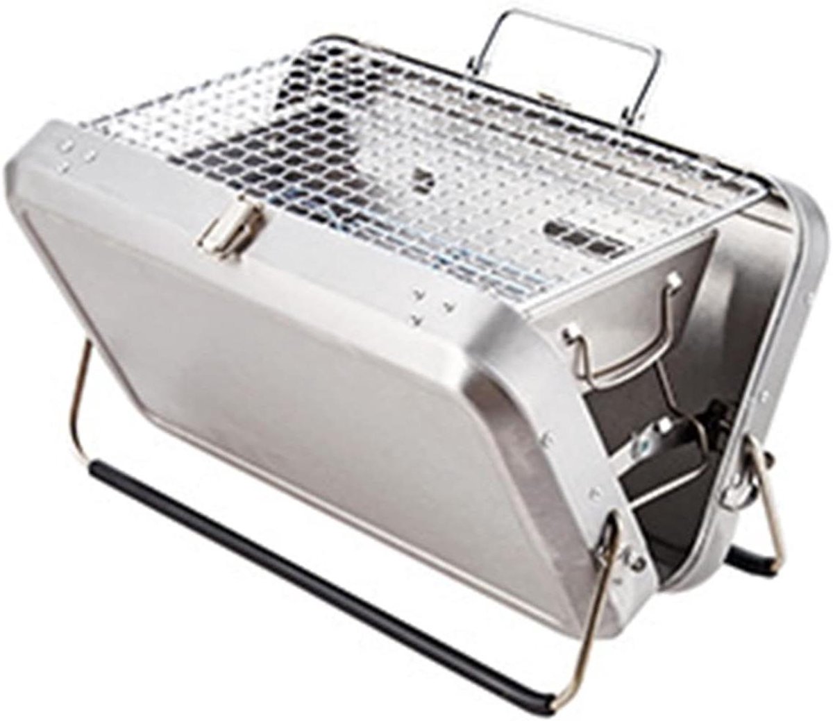 Draagbare Barbecue Grill - Vouw Grill - Buiten Koken - Snelle Opslag - 31 x 23 x 18cm - Zilver