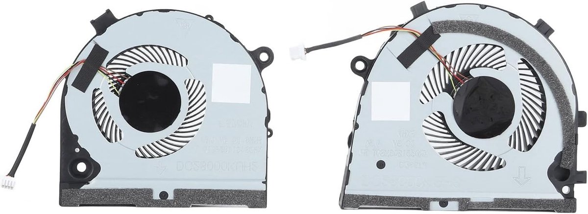 Efficiënte Koeling voor Gaming Laptops, Stil CPU en GPU Ventilator met 4-Pins Aansluiting, Verbeterde Koelprestaties voor Dell G3 en G5 Modellen