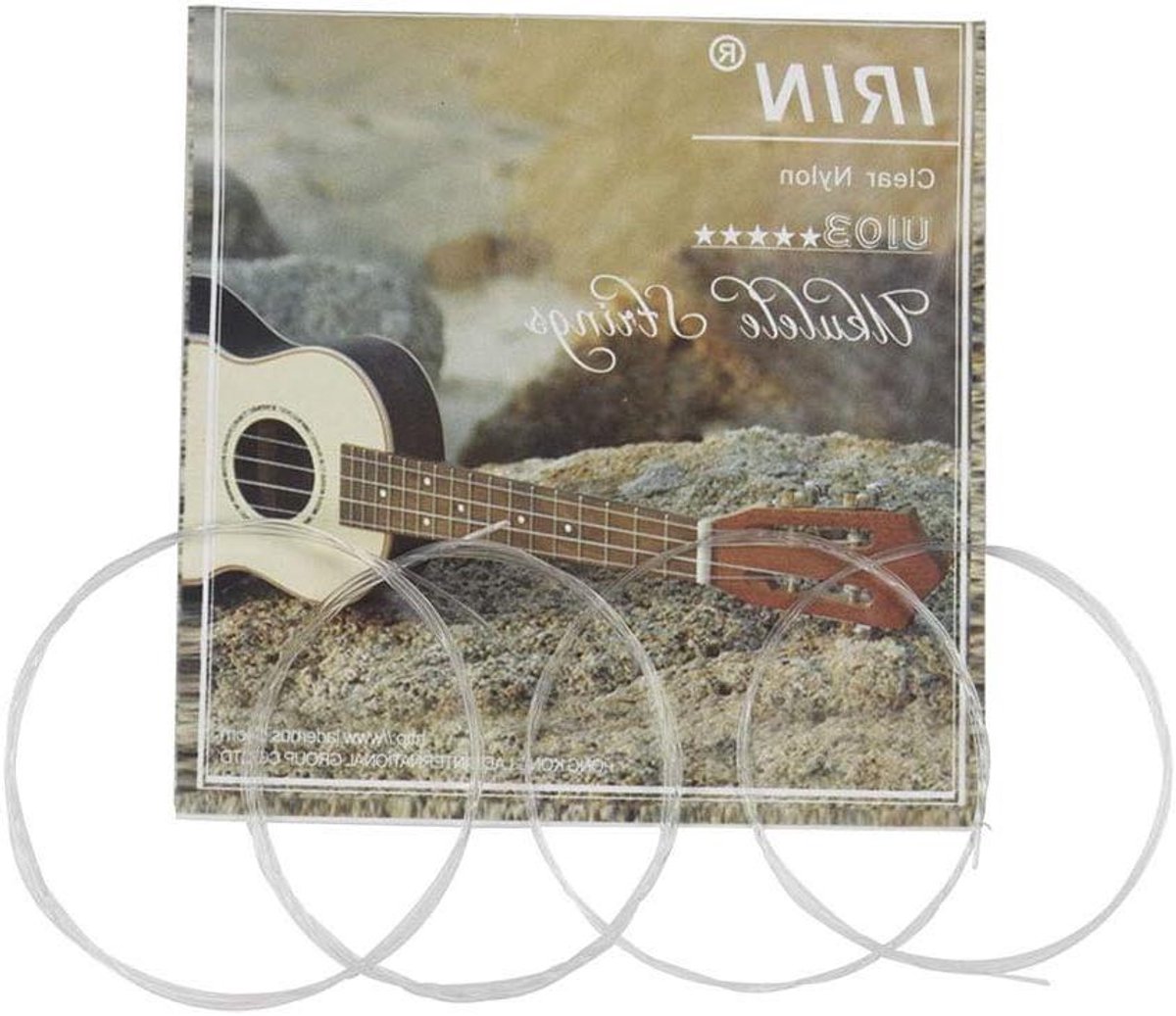 Ukelele Snaren Set - Nylon Sets - Muziek Maken - Helder Geluid - 4 Stuks - Wit