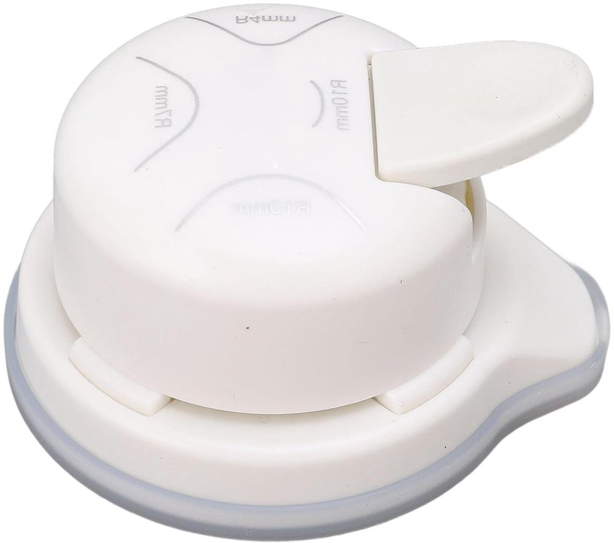 Hoekpons - Papier afronder - Kaarten maken - Vier in één - 4 7 10 mm - Wit