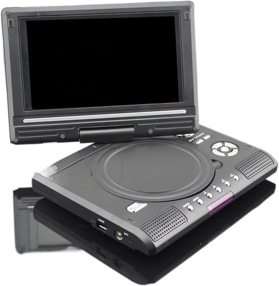 Mini DVD-speler - Draagbare CD-speler - Reis Entertainment - 78 Inch HD Scherm - 12 kg - Zwart — afbeelding 2