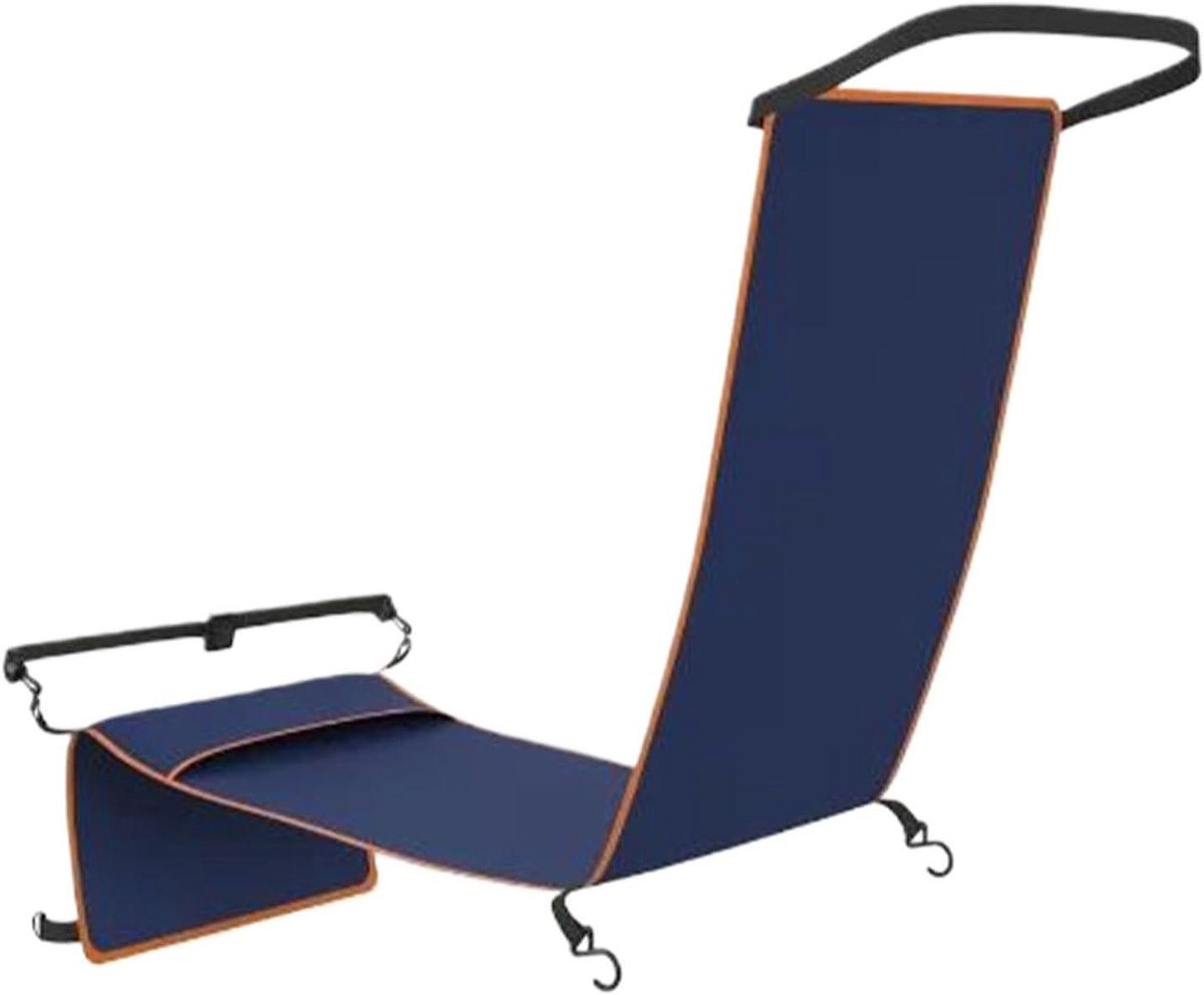 Reis Hangmat - Voetsteun Vliegtuig - Comfortabel Reizen - Verstelbare Gesp - 150 x 41 cm - Zwart