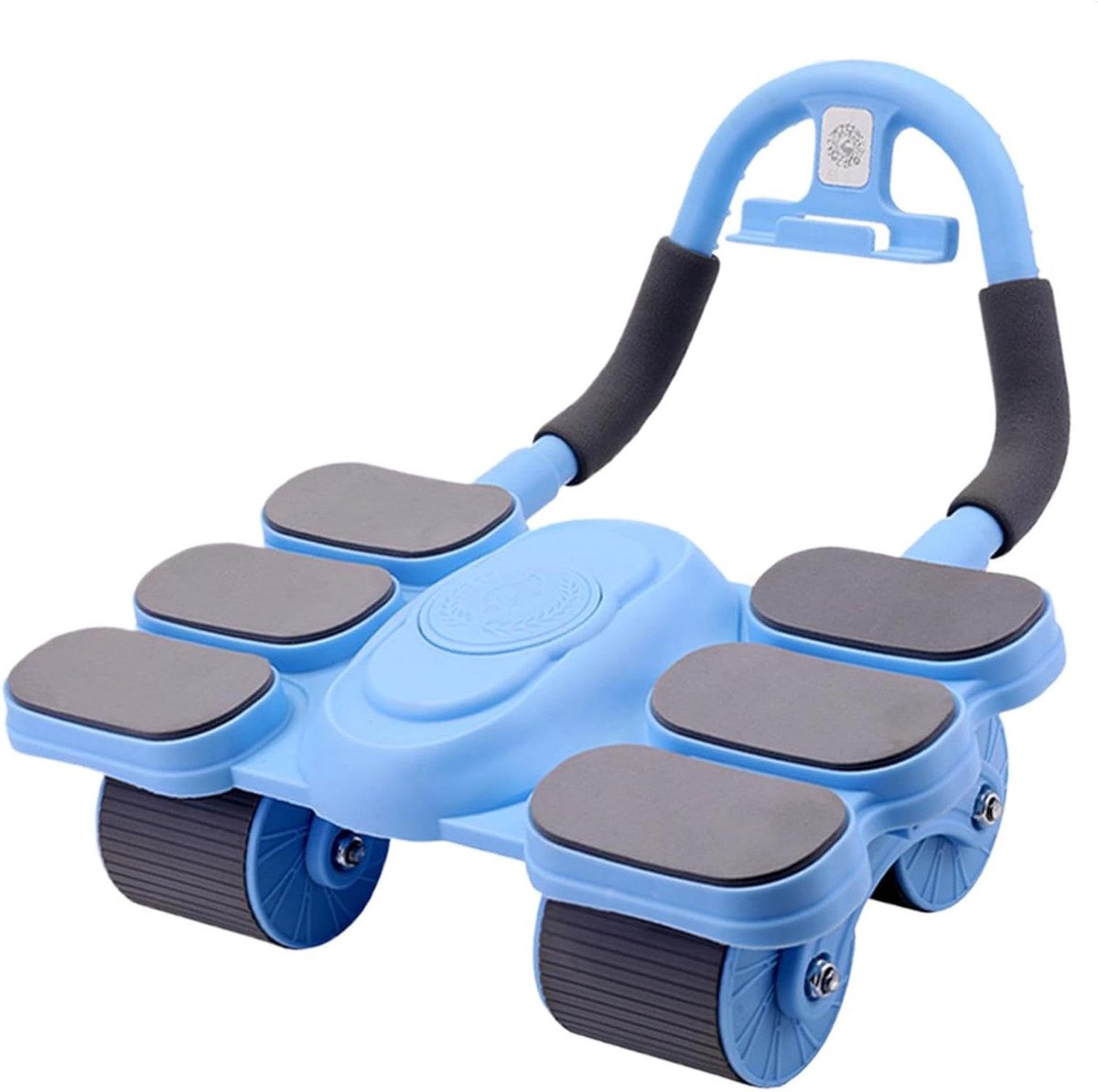 Fitness Rollerwiel, ABS roller voor sportschool, buikspiertrainer met elleboogsteun, plank buikspierwiel voor core trainer voor beginners, professionals, Entusia