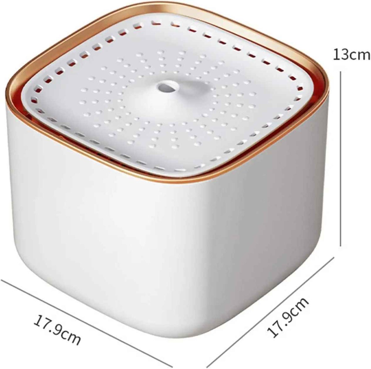 Casa Living Drinkfontein - Voor Katten en Honden - Automatische Waterfontein - 2L Tank - Stil 30 dB Filtersysteem - USB Voeding
