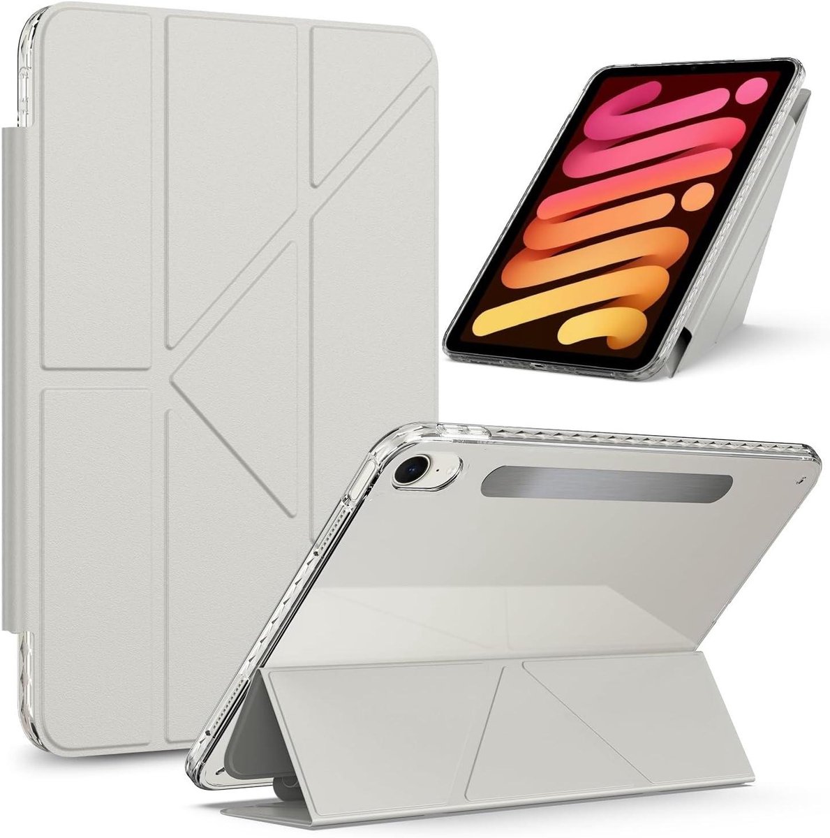 Tablethoes - Beschermhoes - Mobiel werkstation - Modulair systeem - Universele pasvorm - Grijs