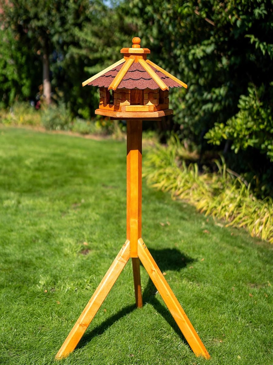 Vogelvoederhuisje Op Paal - Vogelvoederstation - Buitenvogels - vogelvoerplek