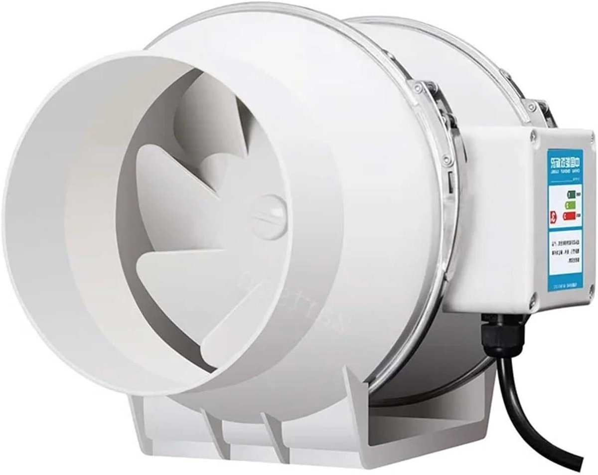 Afzuigventilator Kanaal - Luchtblazer Muur - Ruimte Ventilatie - Stille Werking - 6 inch -