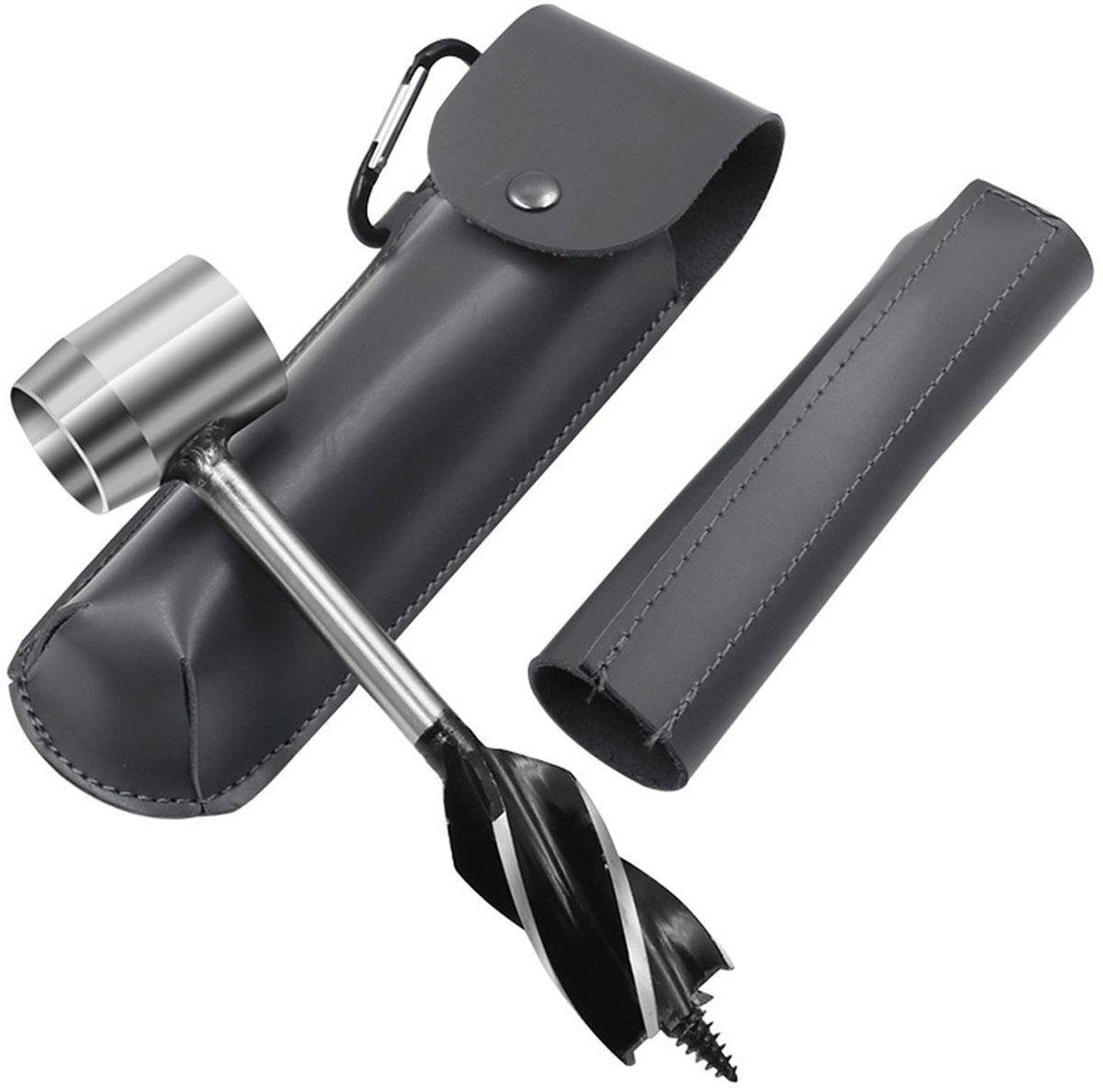 Innovra - Dailygoods - Dailygoody - Bushcraft handboor - Handschroefboor voor houtbewerking - Handmatige slangenboor - Ideaal voor camping en outdoor - Overlevingsgereedscha