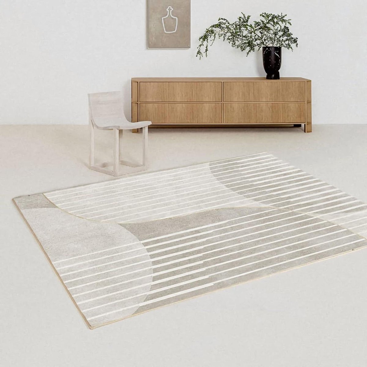 Vloerkleed Geometrisch - Moderne Vloerbedekking - Woonkamer Decoratie - Antislip Onderkant
