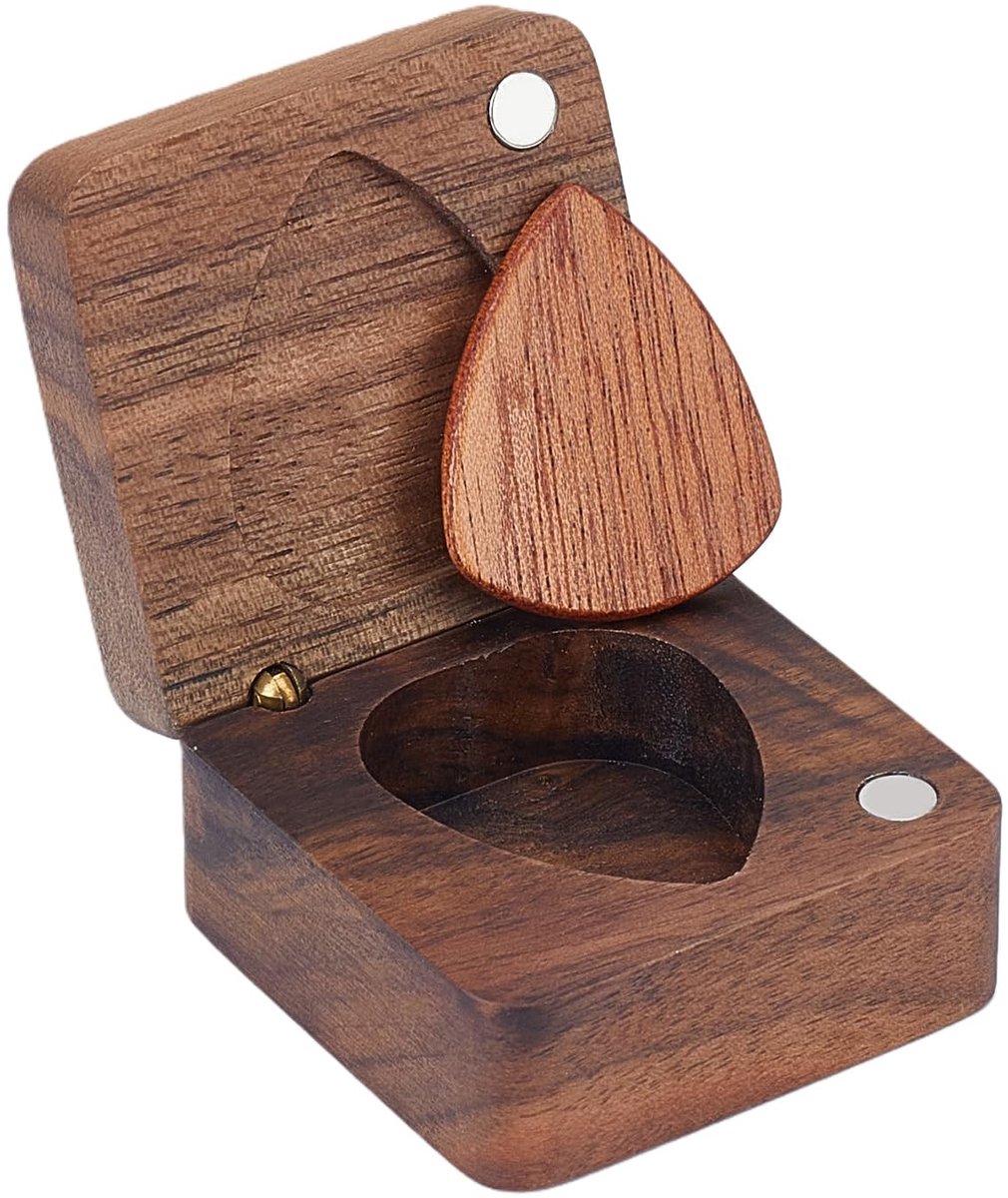 Dailygoods - Houten Houder voor Gitaarplectrums