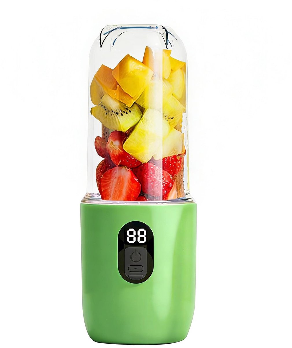 Dailygoods - Draagbare Blender 500 ml USB Oplaadbaar Draadloos