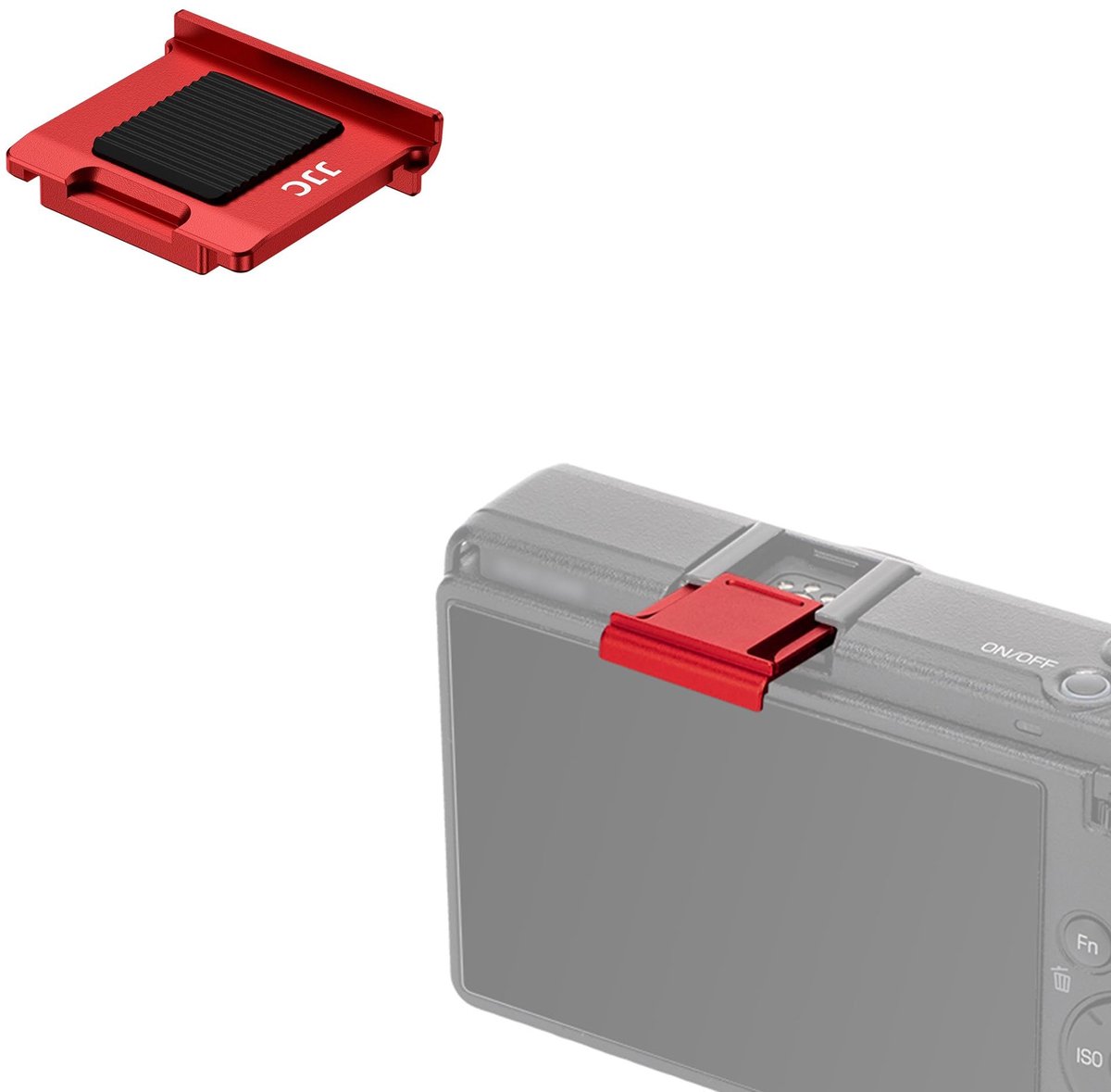 Dailygoods - Metalen Hotshoe Cover voor Digitale Camera's