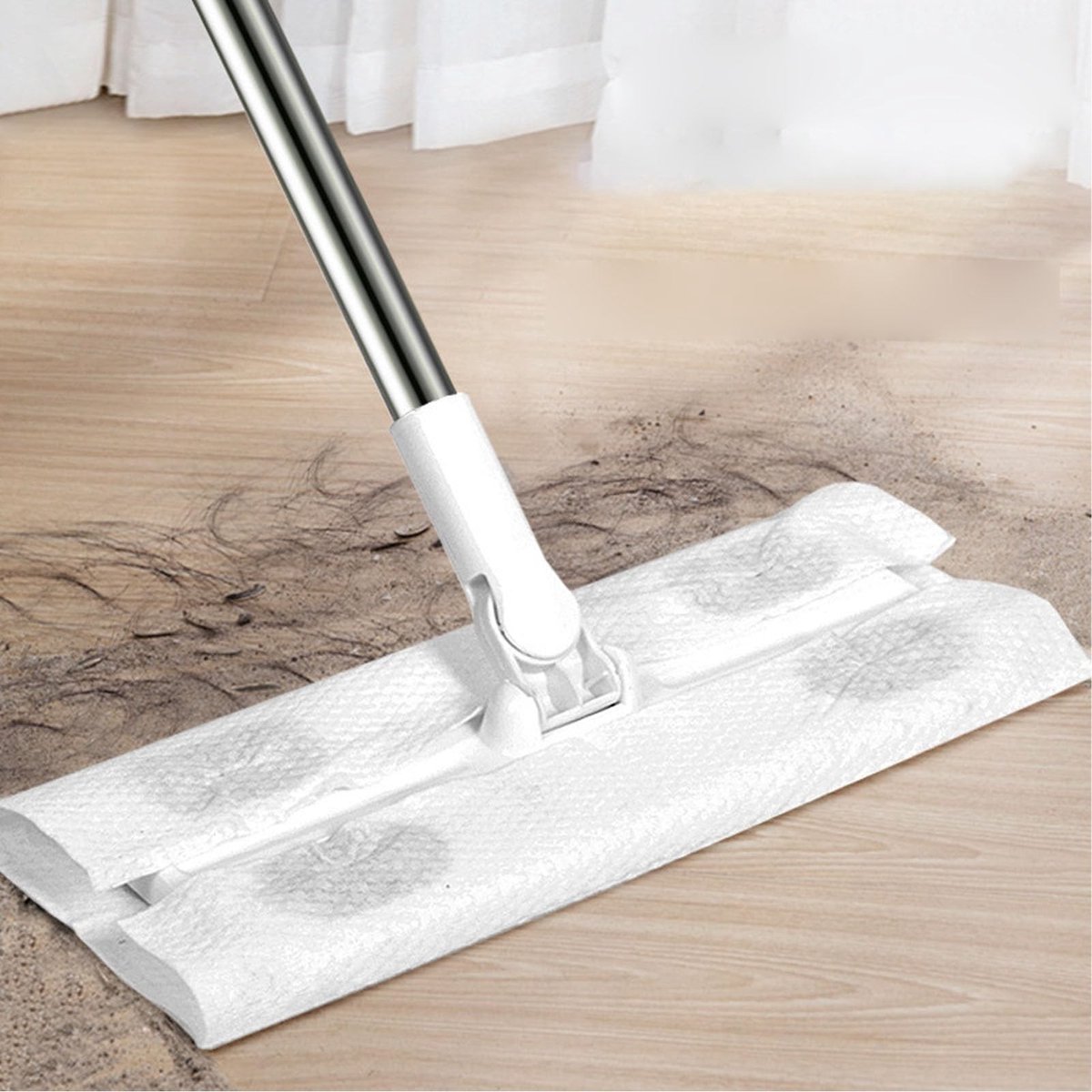Dailygoods - Wegwerp Vloermop voor Nat en Droog Gebruik