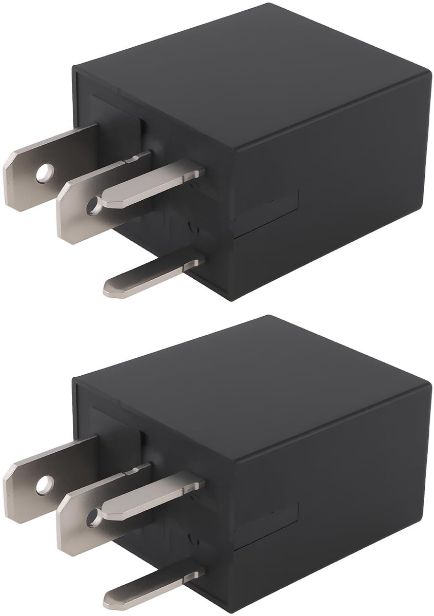 Dailygoods - 2 Stuks 4-pins Zekeringkast Trekrelays Compatibel met Ford