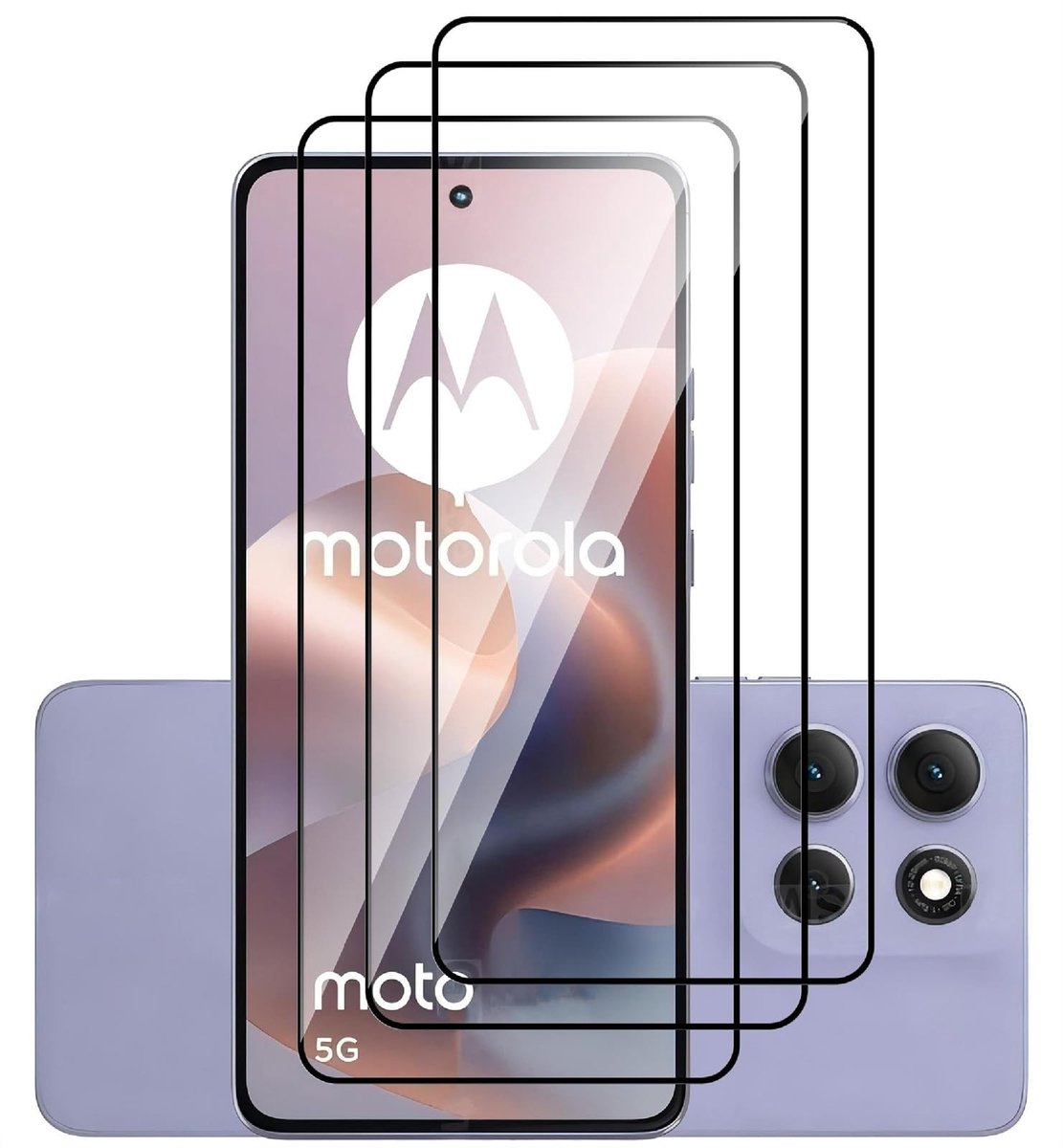 Dailygoods - 3-Pack Schermbeschermer voor Motorola Moto G56