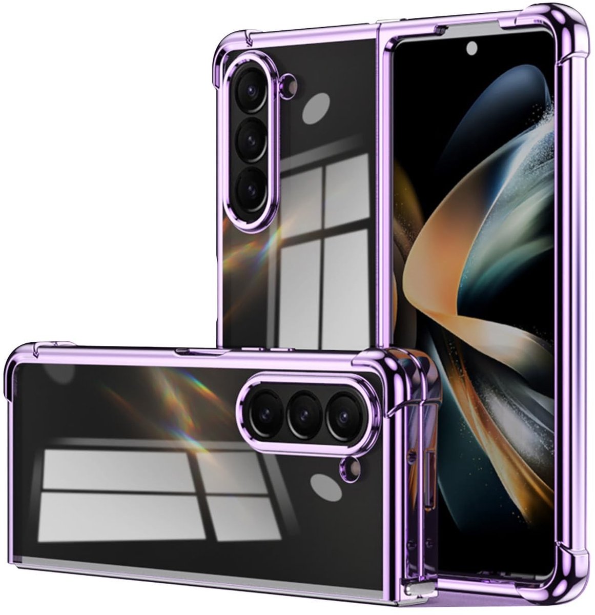 Dailygoods - Dunne Transparante Beschermhoes voor Samsung Galaxy Z Fold5