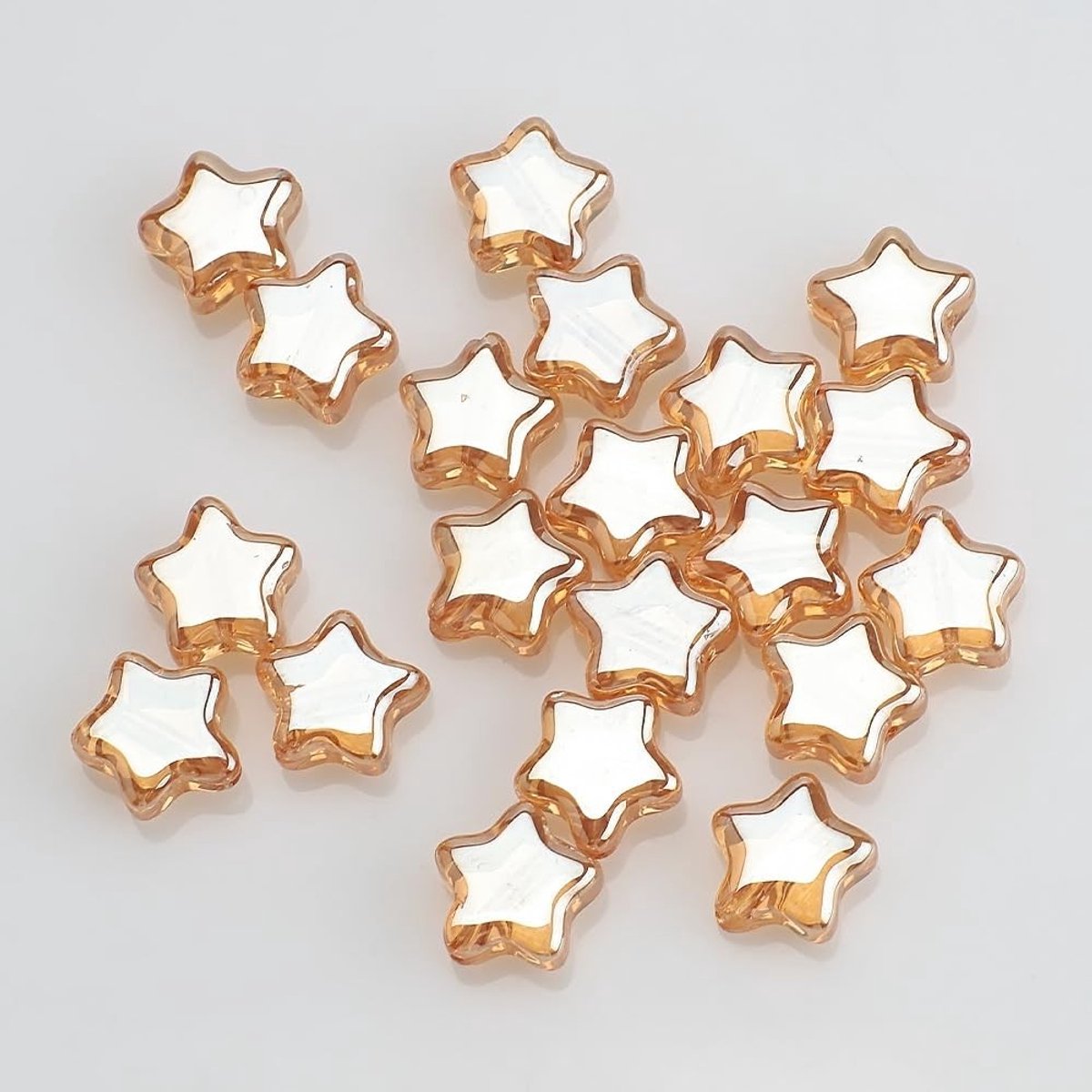 Dailygoods - 200 Stuks Sterglazen Kralen voor Sieraden Maken