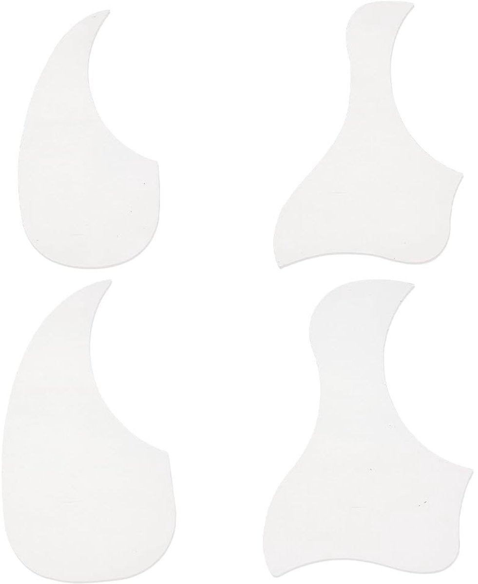 Dailygoods - 4 Stuks Transparante Akoestische Gitaar Beschermplaat